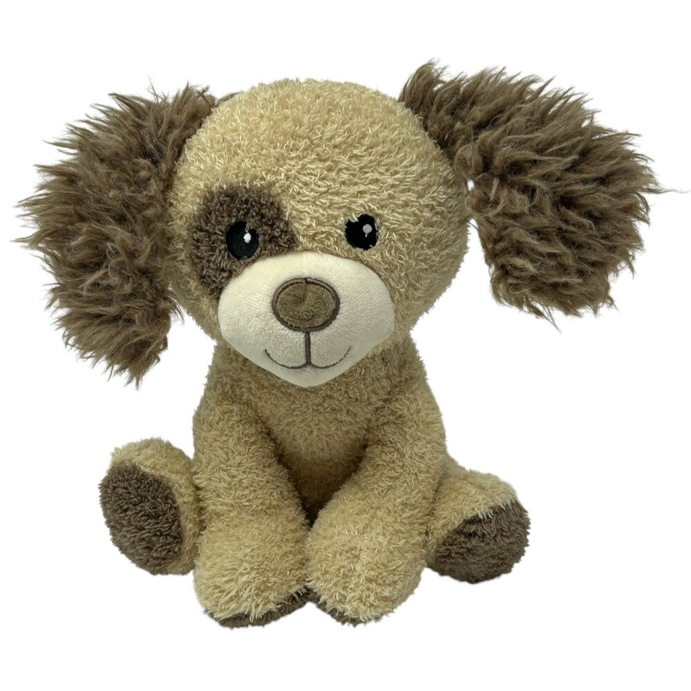 Spark Create Imagine Puppy Dog Plush Brown  Stuffed Animal Rattle Crinkle Feet